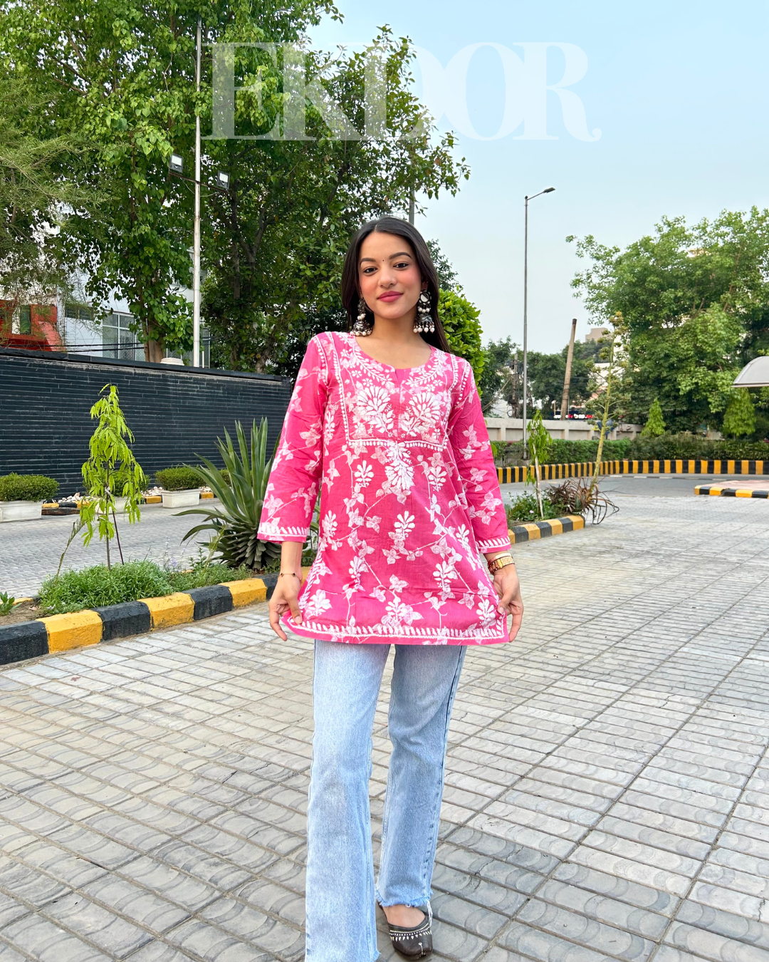 Riwaa Mulmul Short Kurta