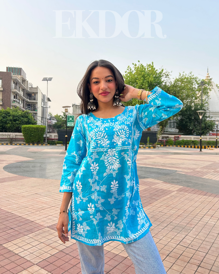 Riwaa Mulmul Short Kurta
