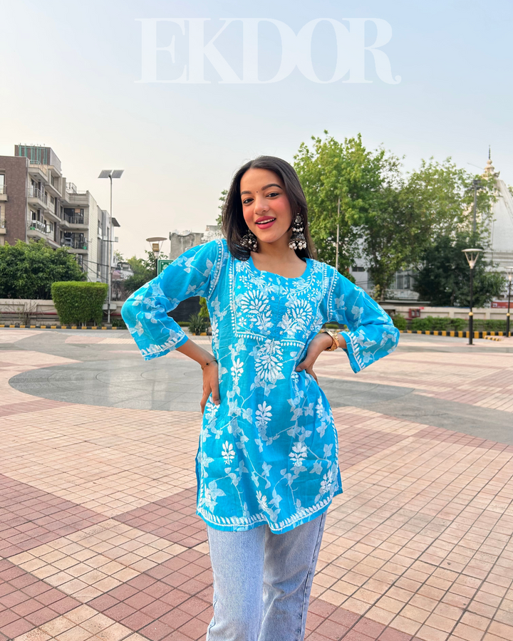 Riwaa Mulmul Short Kurta
