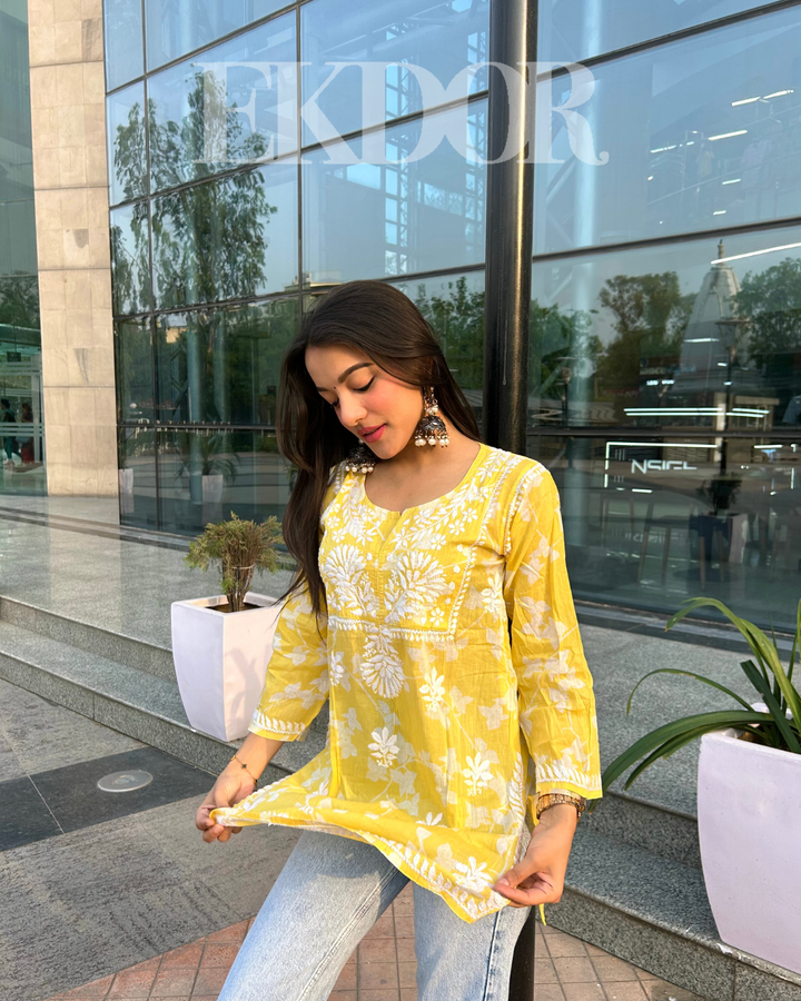 Riwaa Mulmul Short Kurta