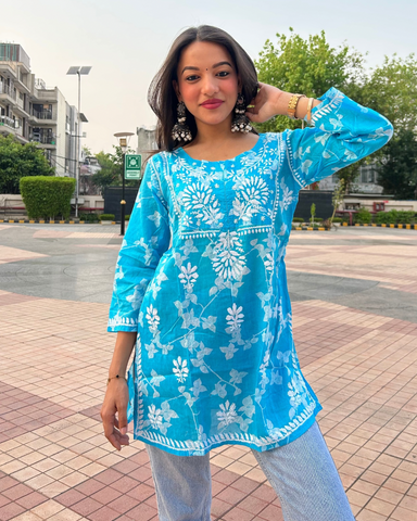 Riwaa Mulmul Short Kurta