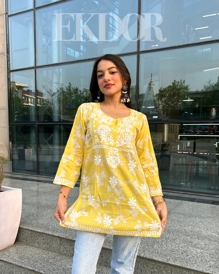 Riwaa Mulmul Short Kurta