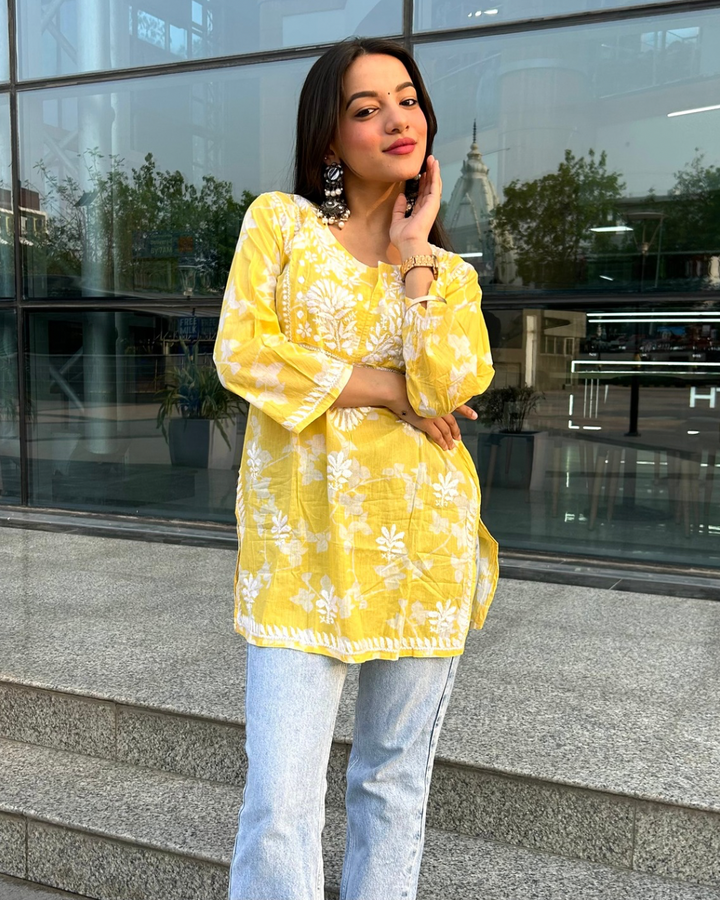 Riwaa Mulmul Short Kurta