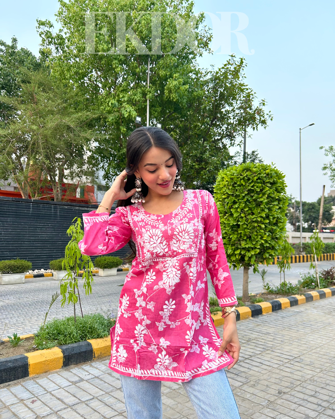 Riwaa Mulmul Short Kurta