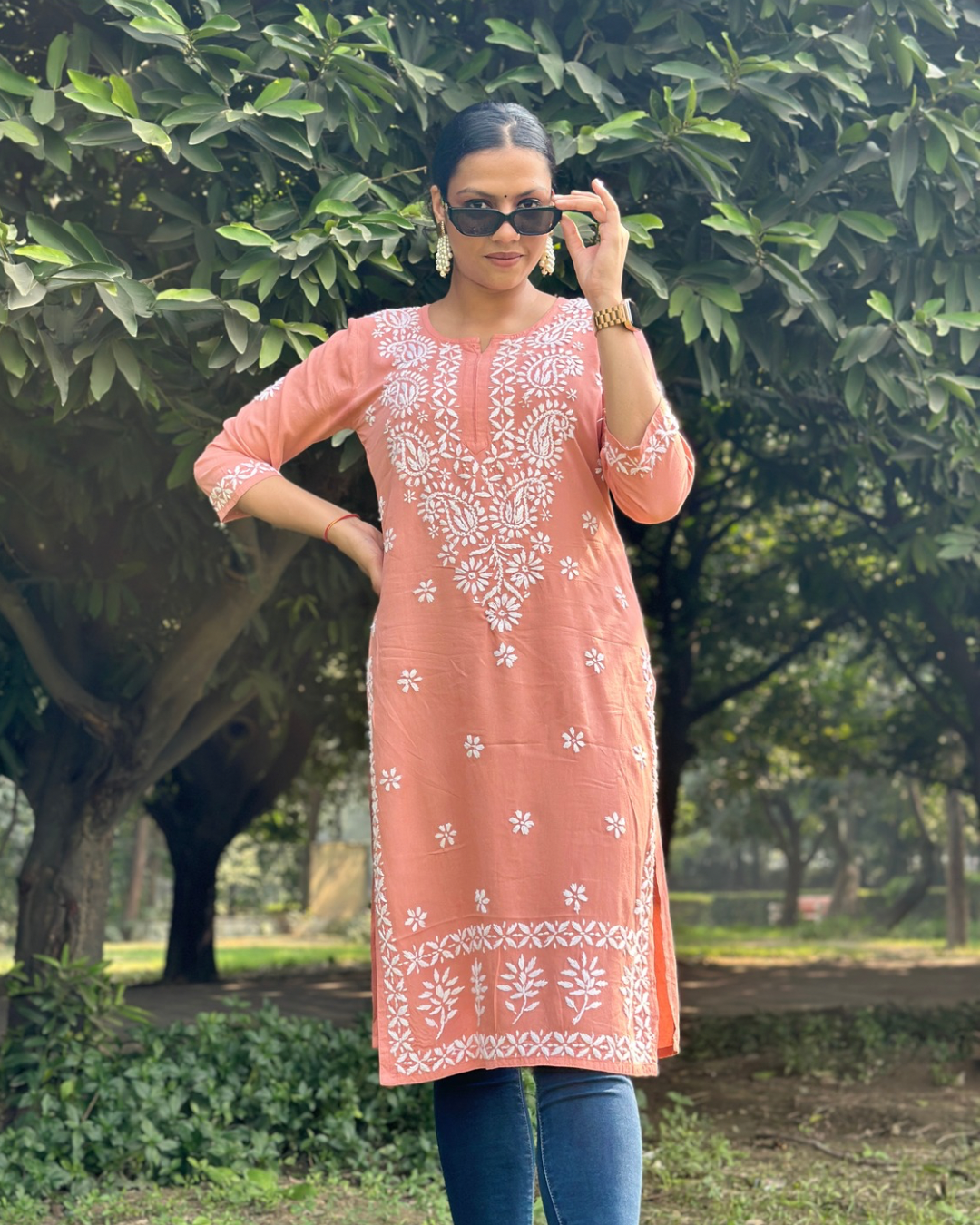 Noor Chikankari Kurta