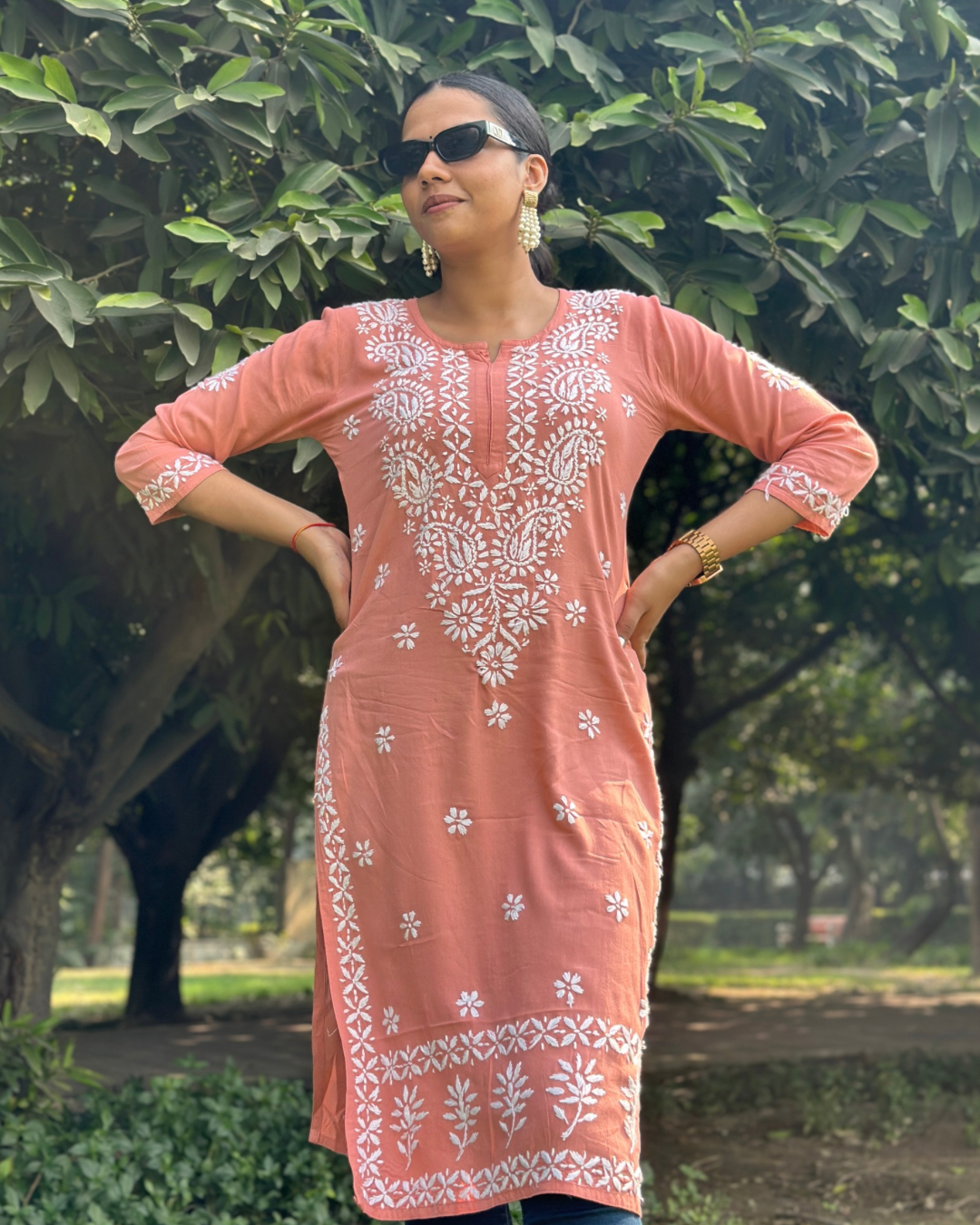 Noor Chikankari Kurta