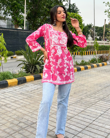 Riwaa Mulmul Short Kurta