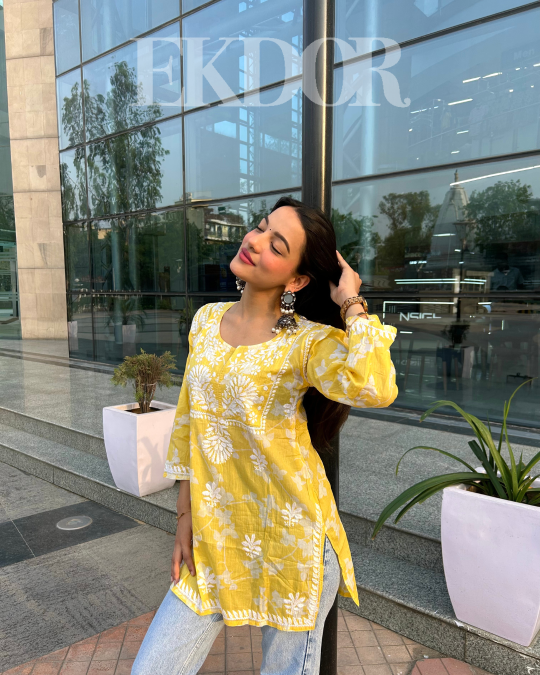 Riwaa Mulmul Short Kurta
