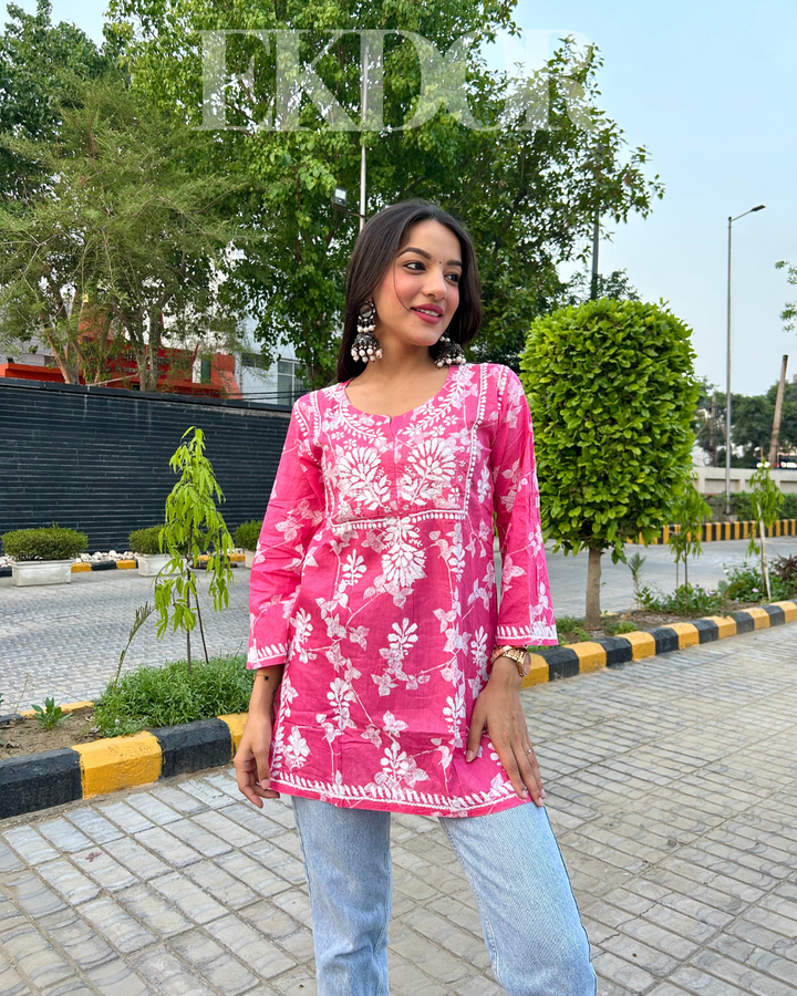Riwaa Mulmul Short Kurta