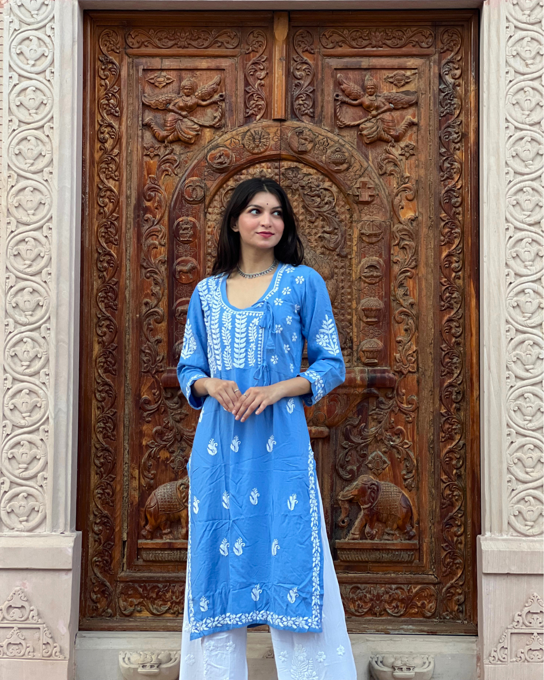 Rubina Chikankari Kurta