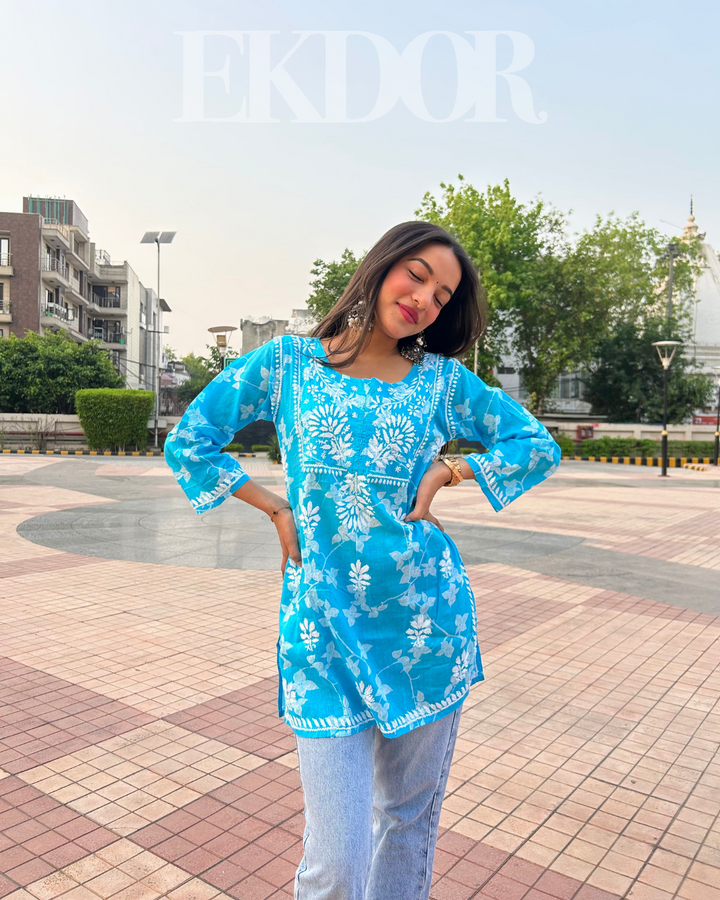 Riwaa Mulmul Short Kurta