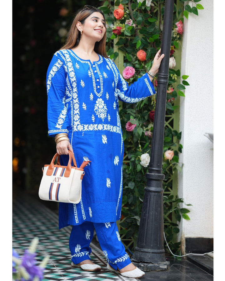 Nadira Chikankari Suit Set