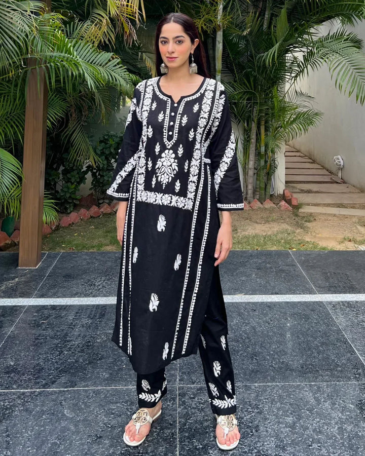 Nadira Chikankari Suit Set