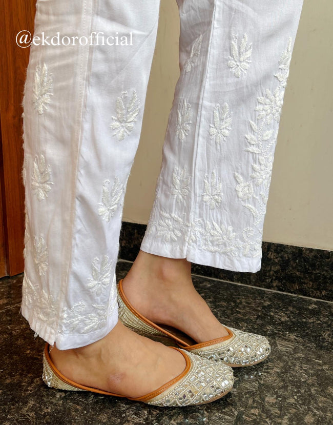 Mayra Chikankari Straight Pants