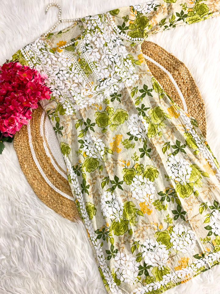 Saba Mulmul Kurta
