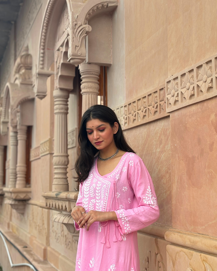 Rubina Chikankari Long Kurta