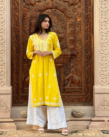 Rubina Chikankari Kurta