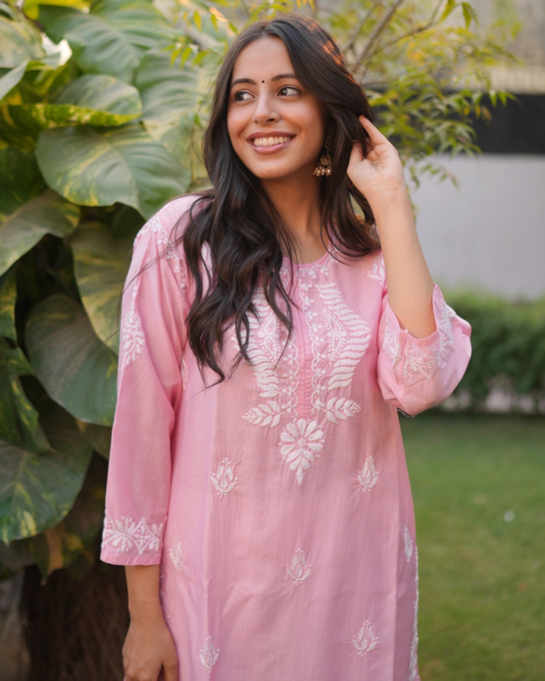 Rabeya Silk Chikankari Kurta