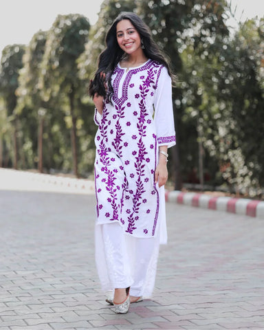 Amyra Chikankari Kurta